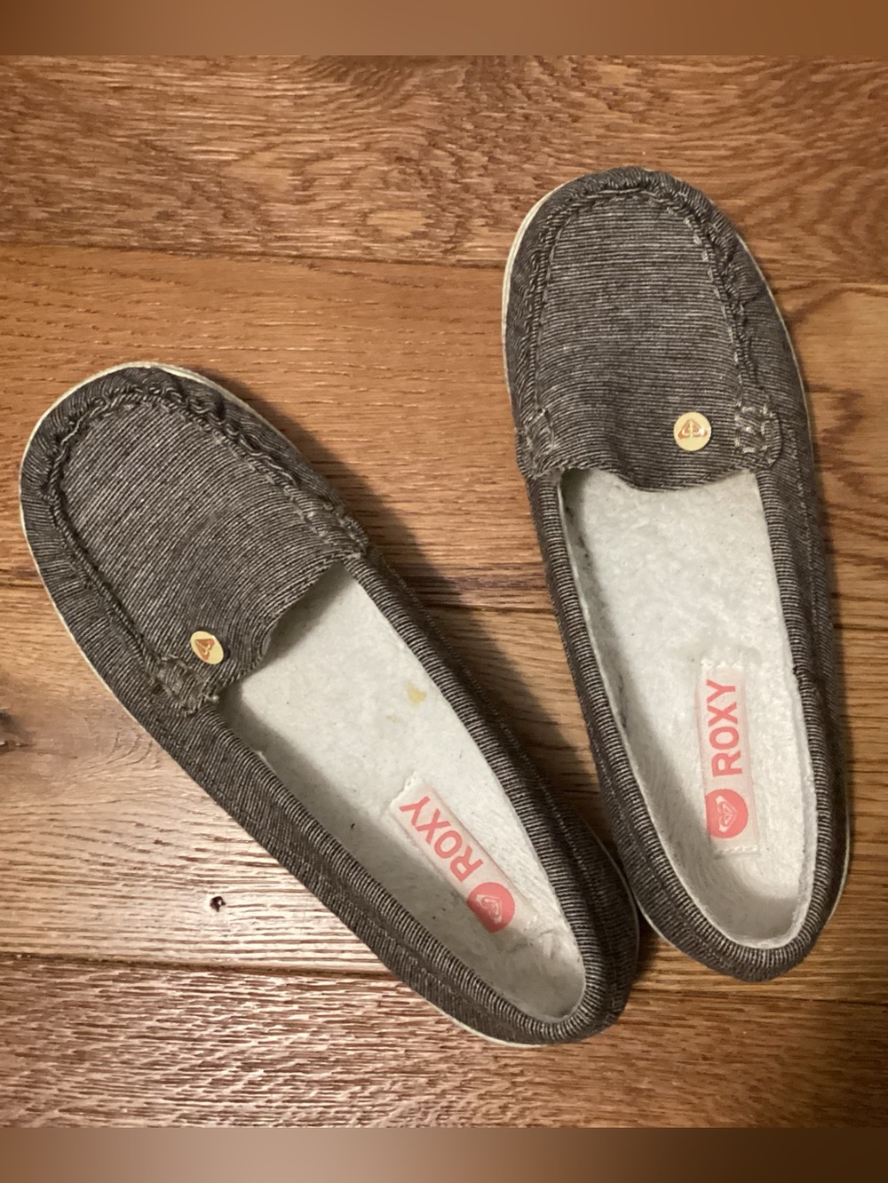 Roxy tweed loafers